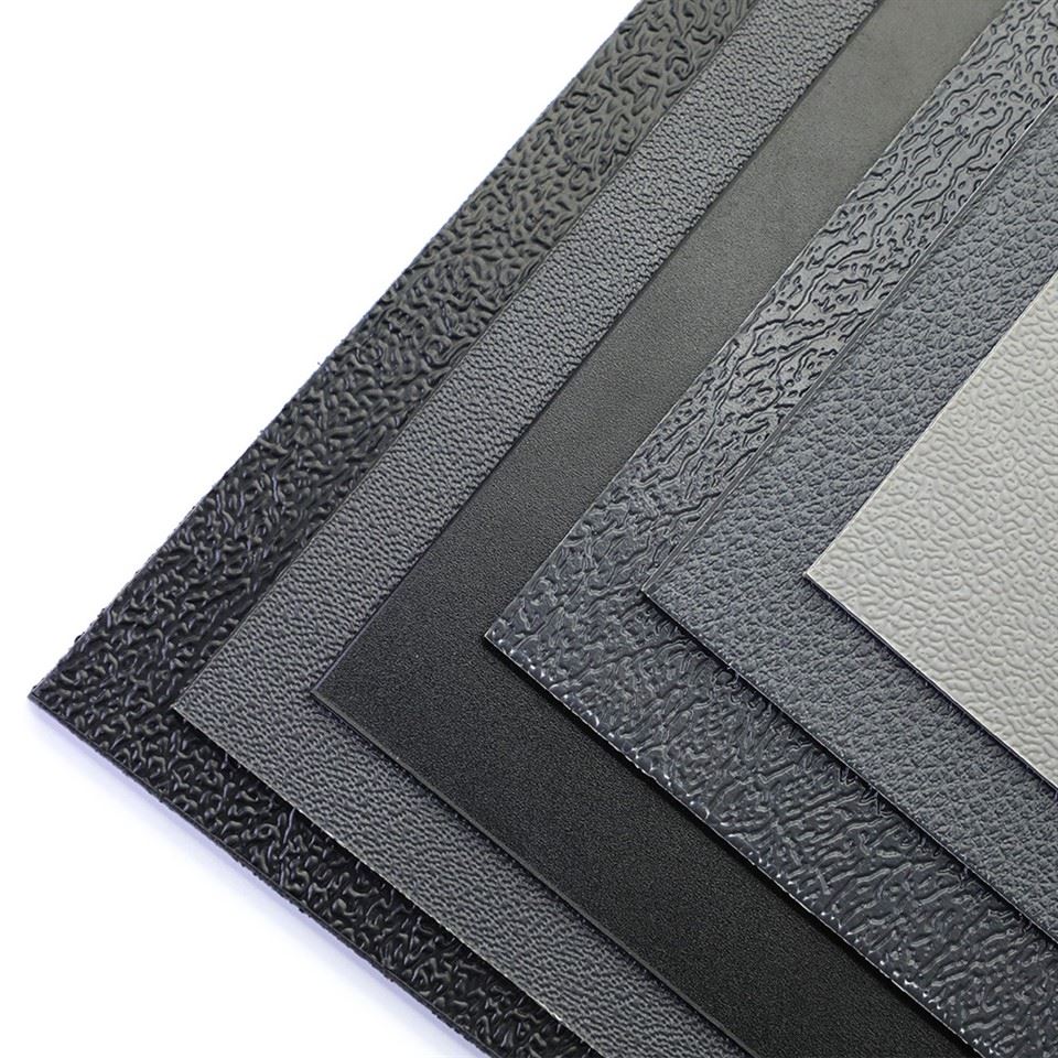 Textured Black Plastic Sheet
